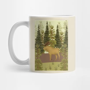 Forest Moose Mug